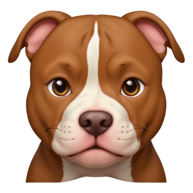 Un pitbull de carita tierna  sticker