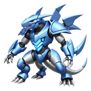 Steelix-Lairon-Zekrom-Aggron-Genesect-fusion sticker