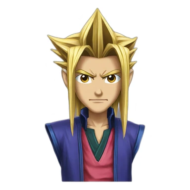 Yugi from Yu-gi-oh sticker