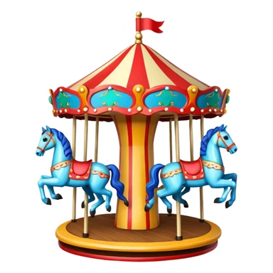 Merry-go-round sticker