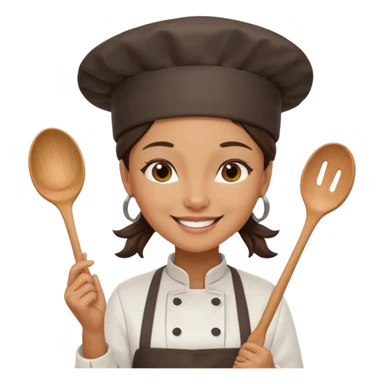 woman Chef with Spoon sticker