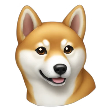 shiba-uses-computer sticker
