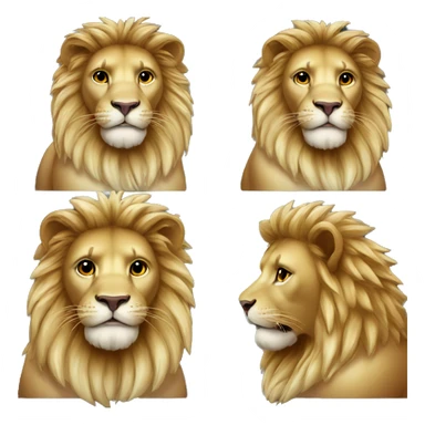 Angels lion with raspberry sticker