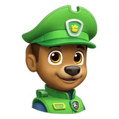 paw patrol luigi sticker