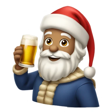 PAPAI NOEL TOMANDO CERVEJA sticker