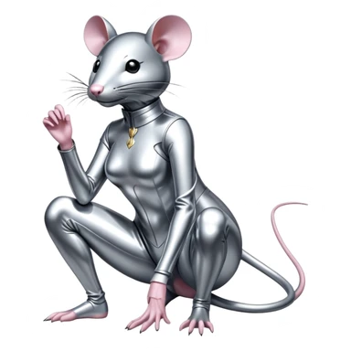 rat style hajime sorayama Eva suit sticker