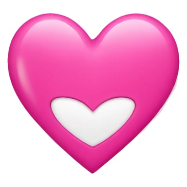 Pink heat with extra hearts sticker