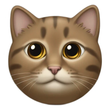 Chat beige dans les bras d'une brune sticker