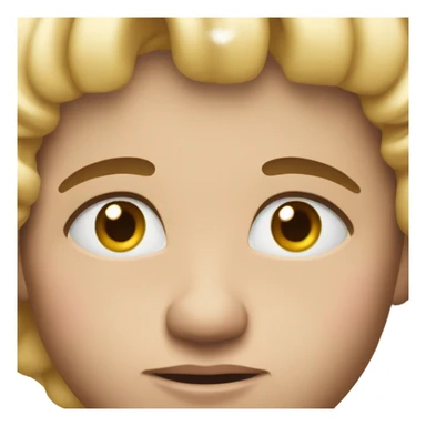 Raised eyebrows sticker