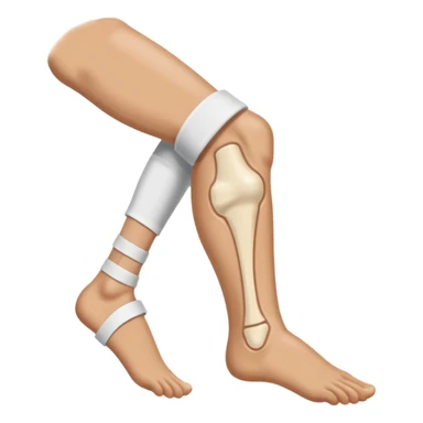 broken leg @emoji sticker