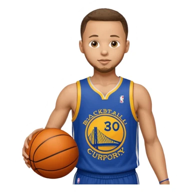 Stephen Curry in basketball player sticker
