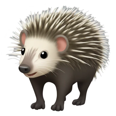 African Crested Porcupine sticker