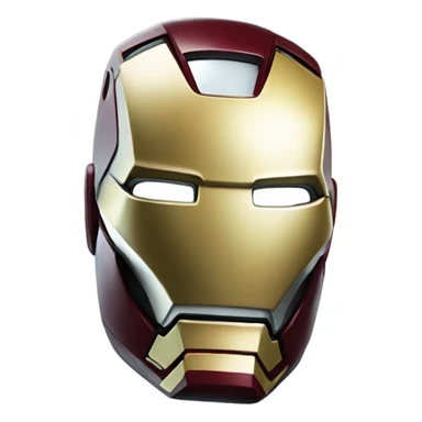 elon mask in iron man suit with open mask sticker