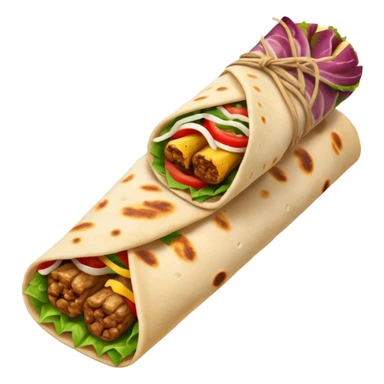 kebab in lavash sticker