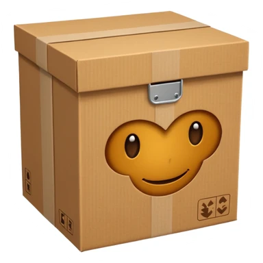 ein karton mit der beschriftun "musterset" sticker