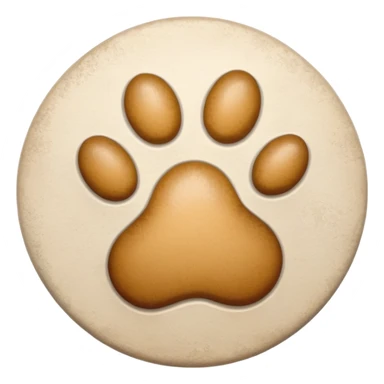 puppy paw print sticker