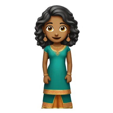 Diwali girl ￼ sticker