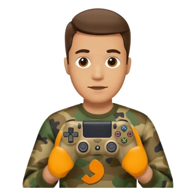 homme-avec-manette-ps4-camouflage sticker