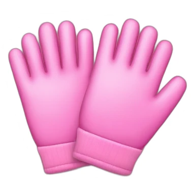 pink gloves  sticker