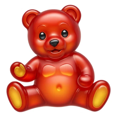 red Gummy Bears sticker