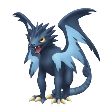 pokémon Nargacuga Fakemon shiny full body sticker