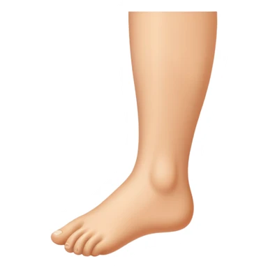 Human leg and foot sticker