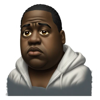 Notorious BIG sad sticker