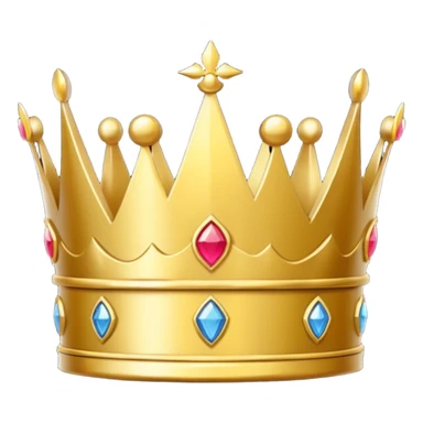 only with the crown please sticker
