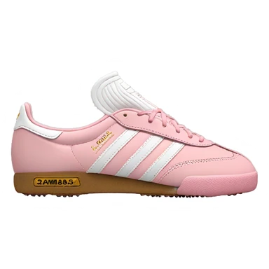 light pink adidas sambas sticker