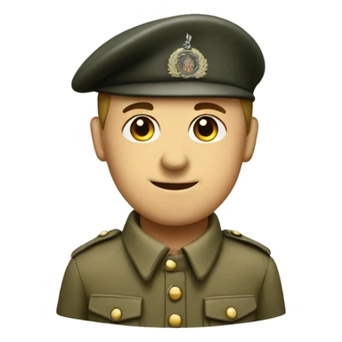 1950s british soldier sticker