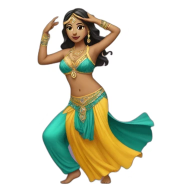Bellydancer sticker