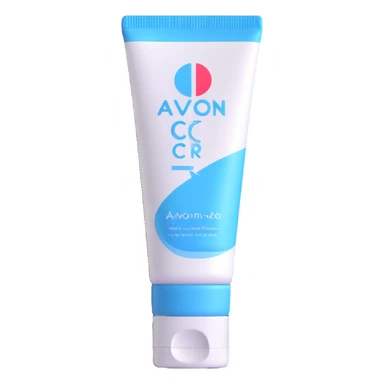 AVON hand cream tube with blue cap sticker
