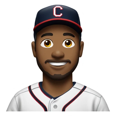 Cleveland Indians Baseball Player  sticker