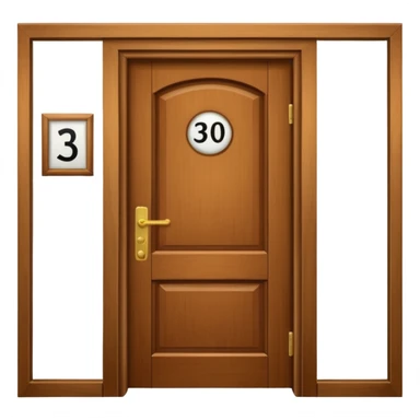 hotel room number 三百九 in Japanese sticker