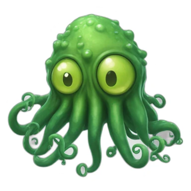 shoggoth-the-green-tentacled-blob-monster sticker