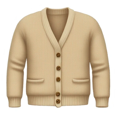 Beige cardigan  sticker