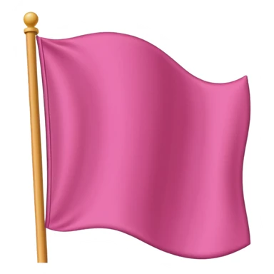 Pink flag emoji sticker