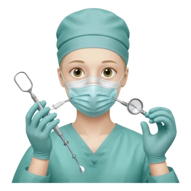 A victorian surgeon using chloroform as an anaesthetic on a patient during an operation sticker