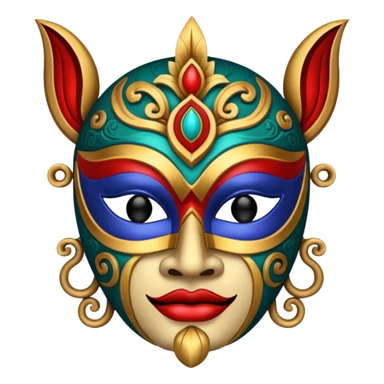 Ritual Ceremony Mask sticker