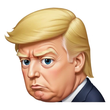 donald trump bending over sticker