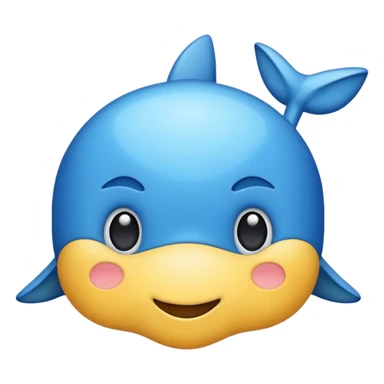 Delfino realistico di lato sticker