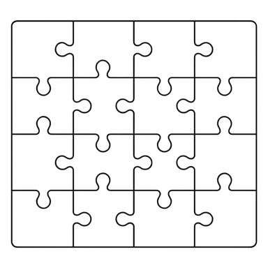 Puzzle sticker