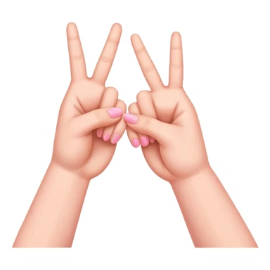 two hands making a pinky promise, little fingers hooked together sticker