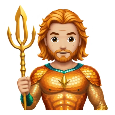 Aquaman with Sequin Outfit sticker
