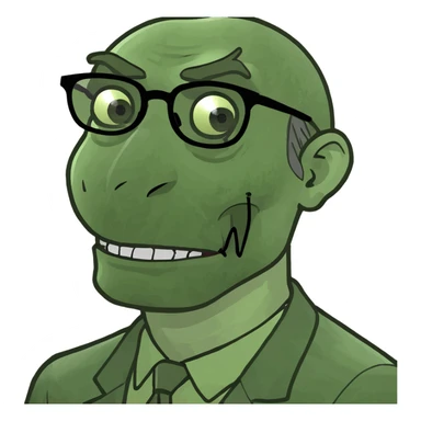 zombie con lentes sticker