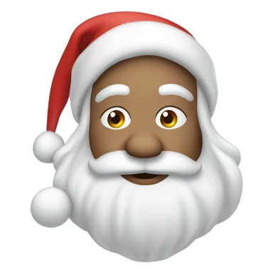 Santa blowing kiss sticker