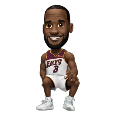 lebron sticker