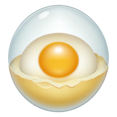 A single egg cell, reproductive biology sticker