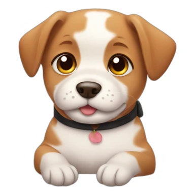 puppy face wanting sushi sticker