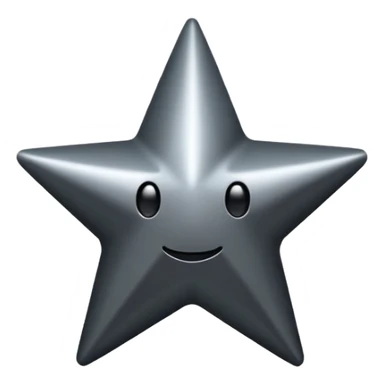 Black star service sticker